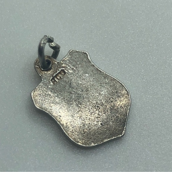 VTG 800 Silver Hirschsprung Mini Sheild Souvenir Charm for Charm Bracelet - Picture 2 of 3